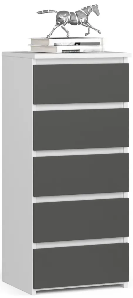 Комод Akord CL5 40cm (Graphite Gray/White)