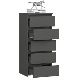 Comoda Akord CL5 40cm 5SZ (Graphite Grey) Thumb