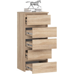 Comoda Akord CL5 40cm 5SZ (Sonoma Oak) Thumb