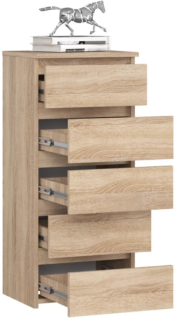 Comoda Akord CL5 40cm 5SZ (Sonoma Oak)