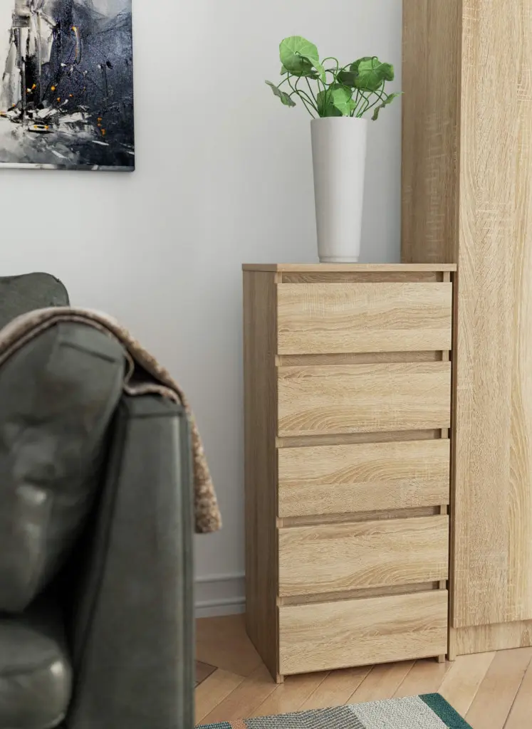 Comoda Akord CL5 40cm 5SZ (Sonoma Oak)