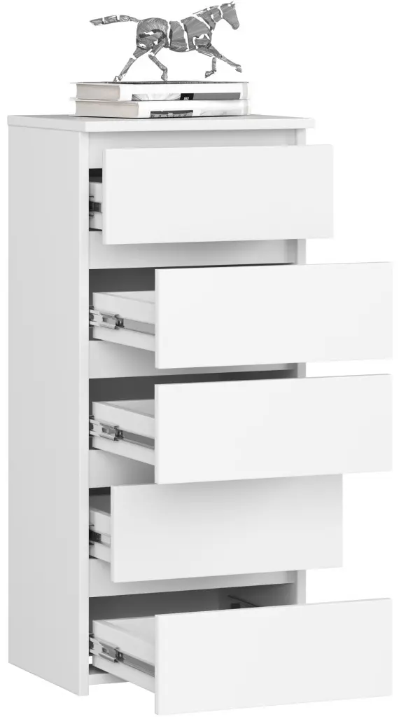 Comoda Akord CL5 40cm 5SZ (White)