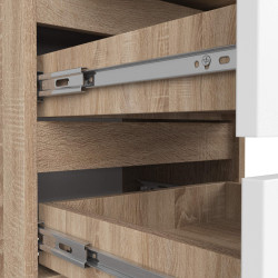 Comoda Akord CL6 40cm (Sonoma Oak/White) Thumb