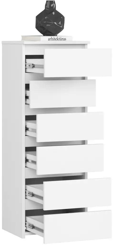 Comoda Akord CL6 40cm (White)