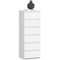 Comoda Akord CL6 40cm (White) Thumb