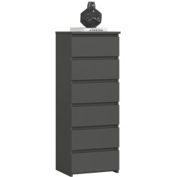 Comoda Akord CL6 40cm 6SZ (Graphite Grey) Thumb