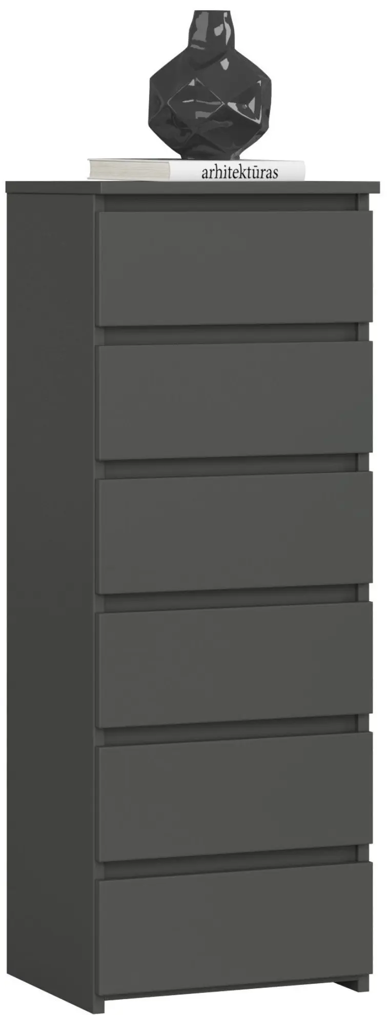 Comoda Akord CL6 40cm 6SZ (Graphite Grey)