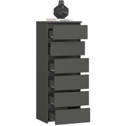 Comoda Akord CL6 40cm 6SZ (Graphite Grey) Thumb