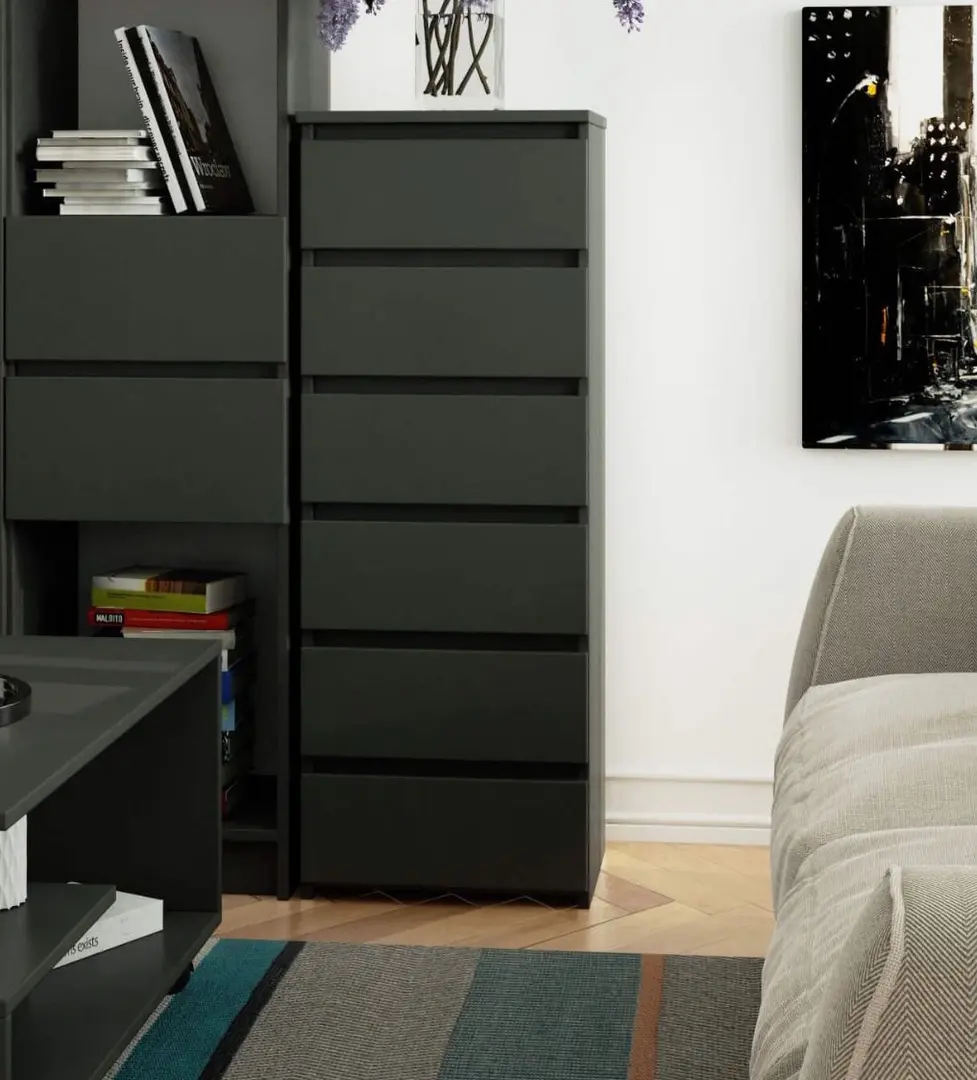 Comoda Akord CL6 40cm 6SZ (Graphite Grey)