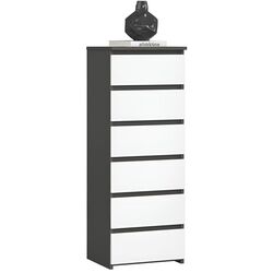 Comoda Akord CL6 6SZ (Graphite Gray/White) Thumb
