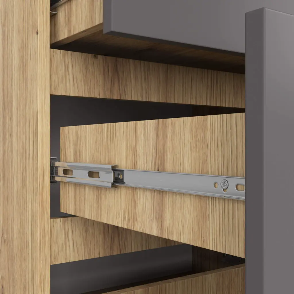 Comoda Akord K120 10SZ (Artisan Oak/Graphite Grey)