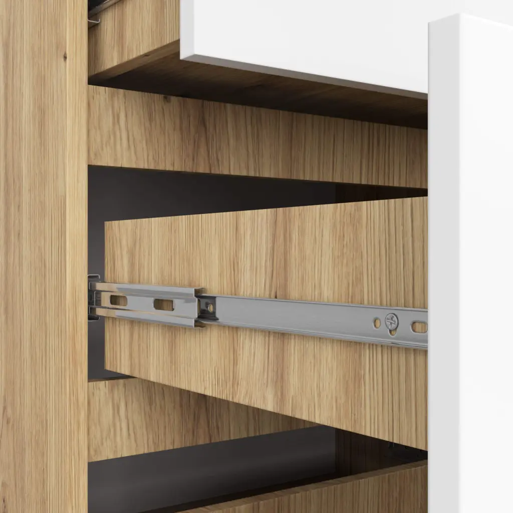 Comoda Akord K120 10SZ (Artisan Oak/White)