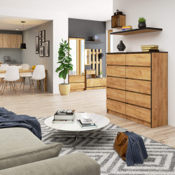 Comoda Akord K120 10SZ (Craft Oak) Thumb