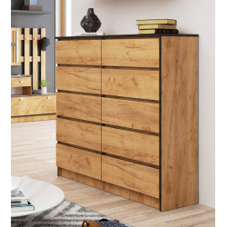 Comoda Akord K120 10SZ (Craft Oak)