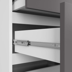 Комод Akord K120 10SZ (Graphite Grey/White) Thumb