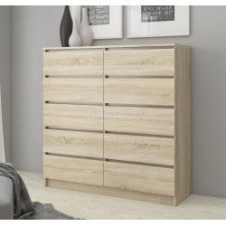 Comoda Akord K120 10SZ (Sonoma Oak)