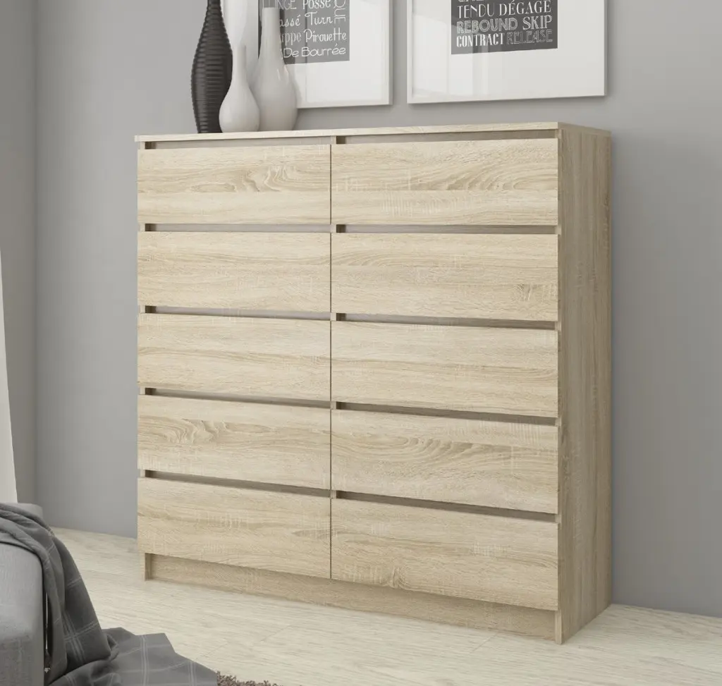 Comoda Akord K120 10SZ (Sonoma Oak)