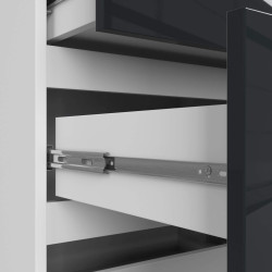 Comoda Akord K120 10SZ (White/Graphite Gloss) Thumb