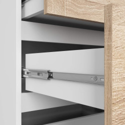 Comoda Akord K120 10SZ (White/Sonoma Oak) Thumb