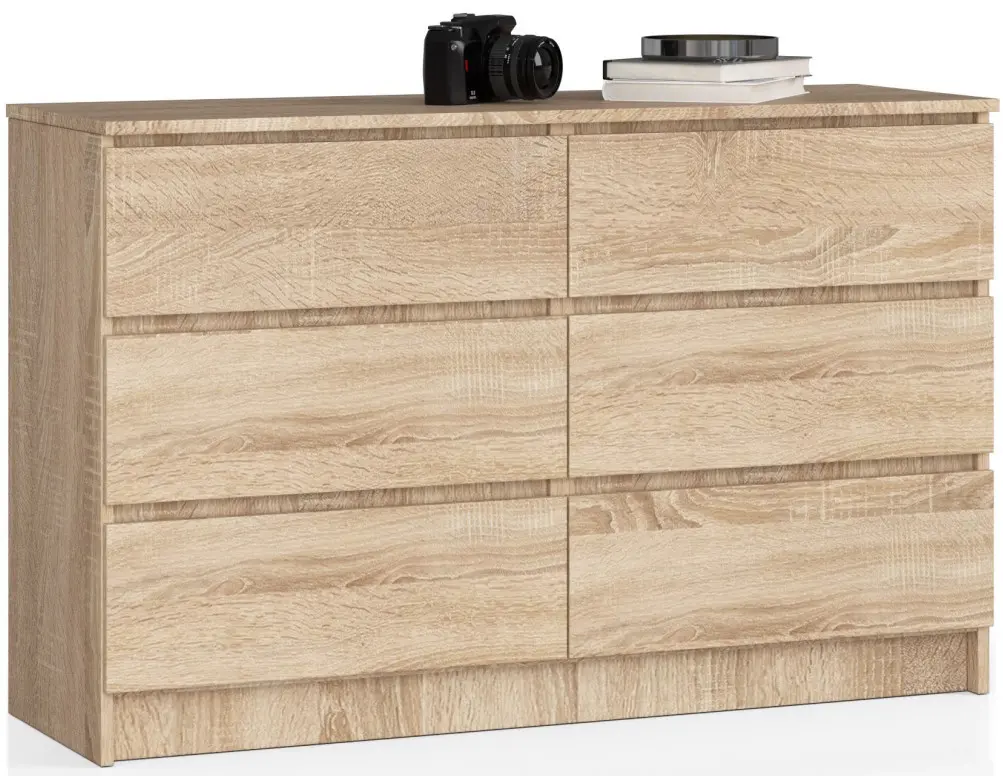 Comoda Akord K120 6SZ (Sonoma Oak)
