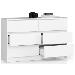 Comoda Akord K120 6SZ (White) Thumb