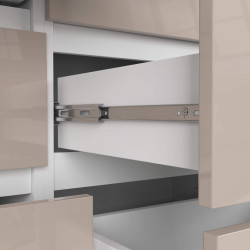 Комод Akord K120 8SZ (Cappuccino Gloss/White) Thumb