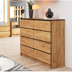 Comoda Akord K120 8SZ (Craft Oak)