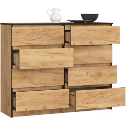 Comoda Akord K120 8SZ (Craft Oak) Thumb