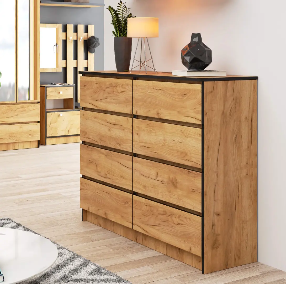 Comoda Akord K120 8SZ (Craft Oak)