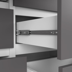 Comoda Akord K120 8SZ (Graphite Grey/White) Thumb