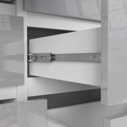 Comoda Akord K120 8SZ (Metallic Gloss/White) Thumb