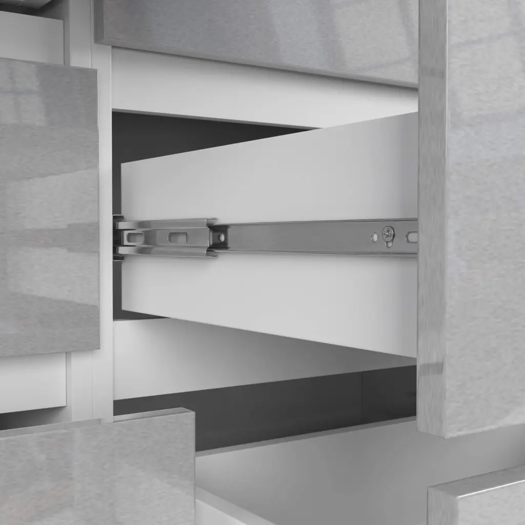 Comoda Akord K120 8SZ (Metallic Gloss/White)