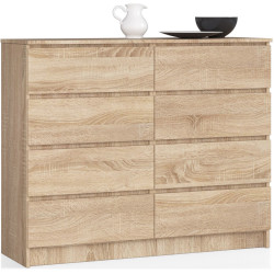 Comoda Akord К120 8SZ (Sonoma Oak) Thumb