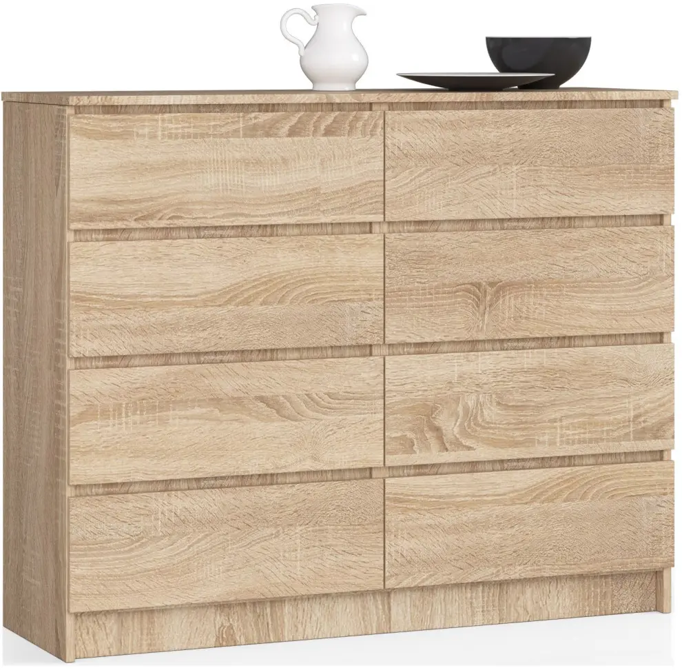 Comoda Akord К120 8SZ (Sonoma Oak)