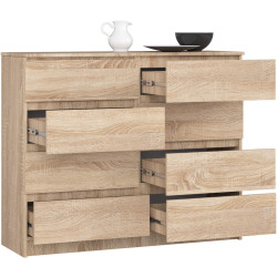 Comoda Akord К120 8SZ (Sonoma Oak) Thumb