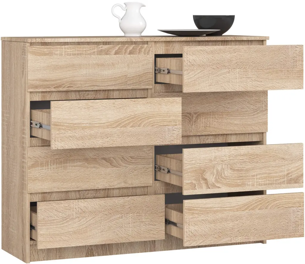 Comoda Akord К120 8SZ (Sonoma Oak)