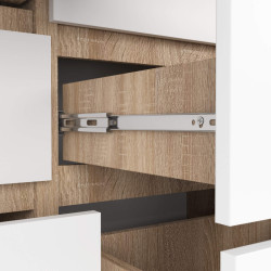 Comoda Akord K120 8SZ (Sonoma Oak/White) Thumb