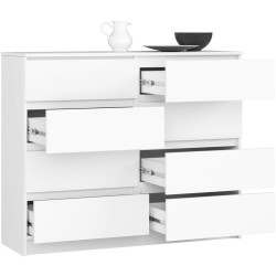 Комод Akord K120 8SZ (White) Thumb