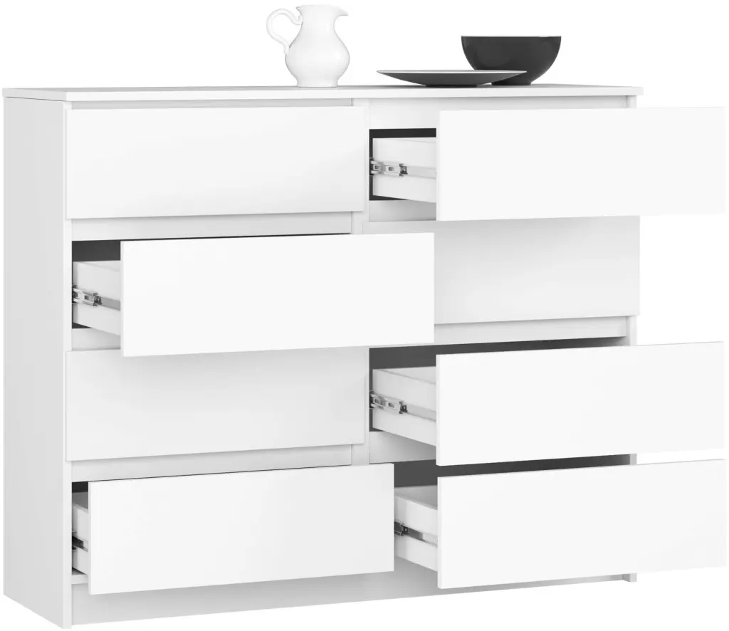 Комод Akord K120 8SZ (White)