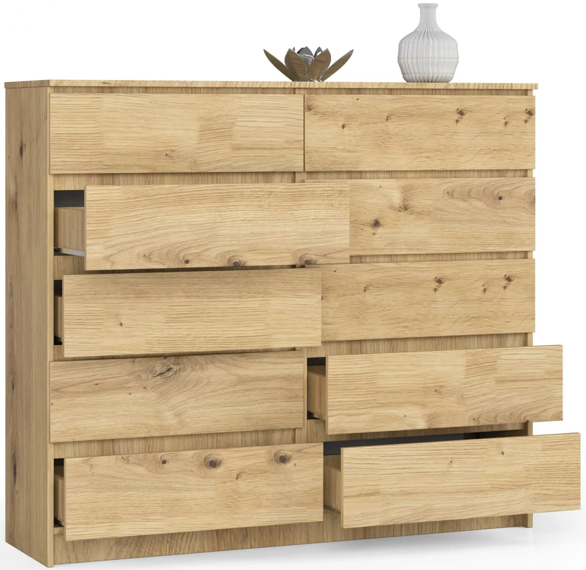 Comoda Akord K140 10SZ CLP PK (Artisan Oak) - 3