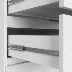 Комод Akord K140 10SZ (White/Glossy White) Thumb