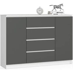 Tumba Akord K140 2D4SZ (White/Graphite Gray)