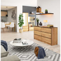 Комод Akord K140 6SZ (Craft Oak) Thumb