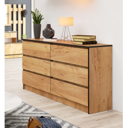 Comoda Akord K140 6SZ (Craft Oak)