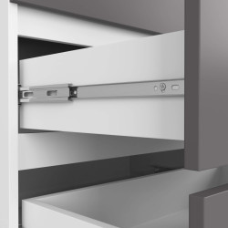 Comoda Akord K140 6SZ (Graphite Grey/White) Thumb