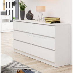 Comoda Akord K140 6SZ (White)