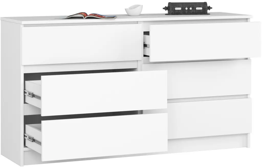 Comoda Akord K140 6SZ (White)