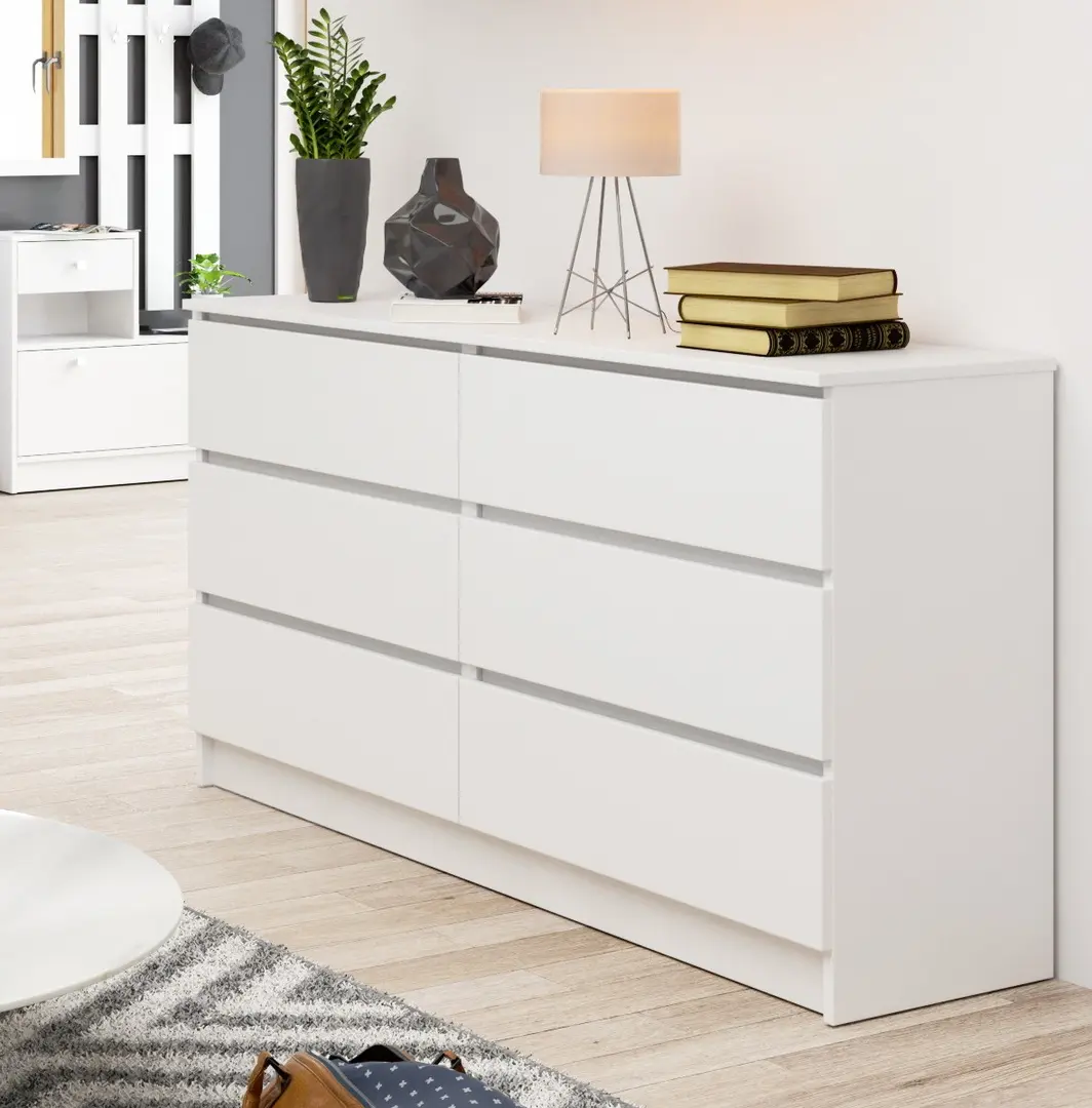 Comoda Akord K140 6SZ (White)