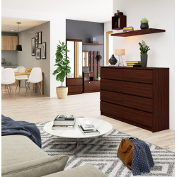 Comoda Akord K140 8SZ CLP PK (Wenge) Thumb