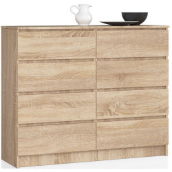 Comoda Akord K140 8SZ (Sonoma Oak) Thumb